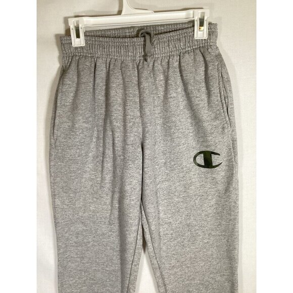 CHAMPION Jogger Sweatpants Camo Logo Grey Size Small Athletic - Picture 3 of 6